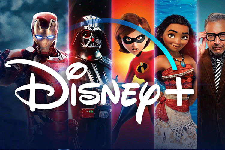 Disney+ home app screenshot