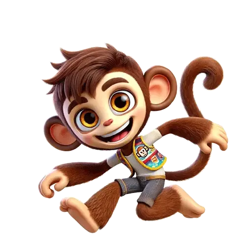 Un the Fun Monkey, the streaming mascot.