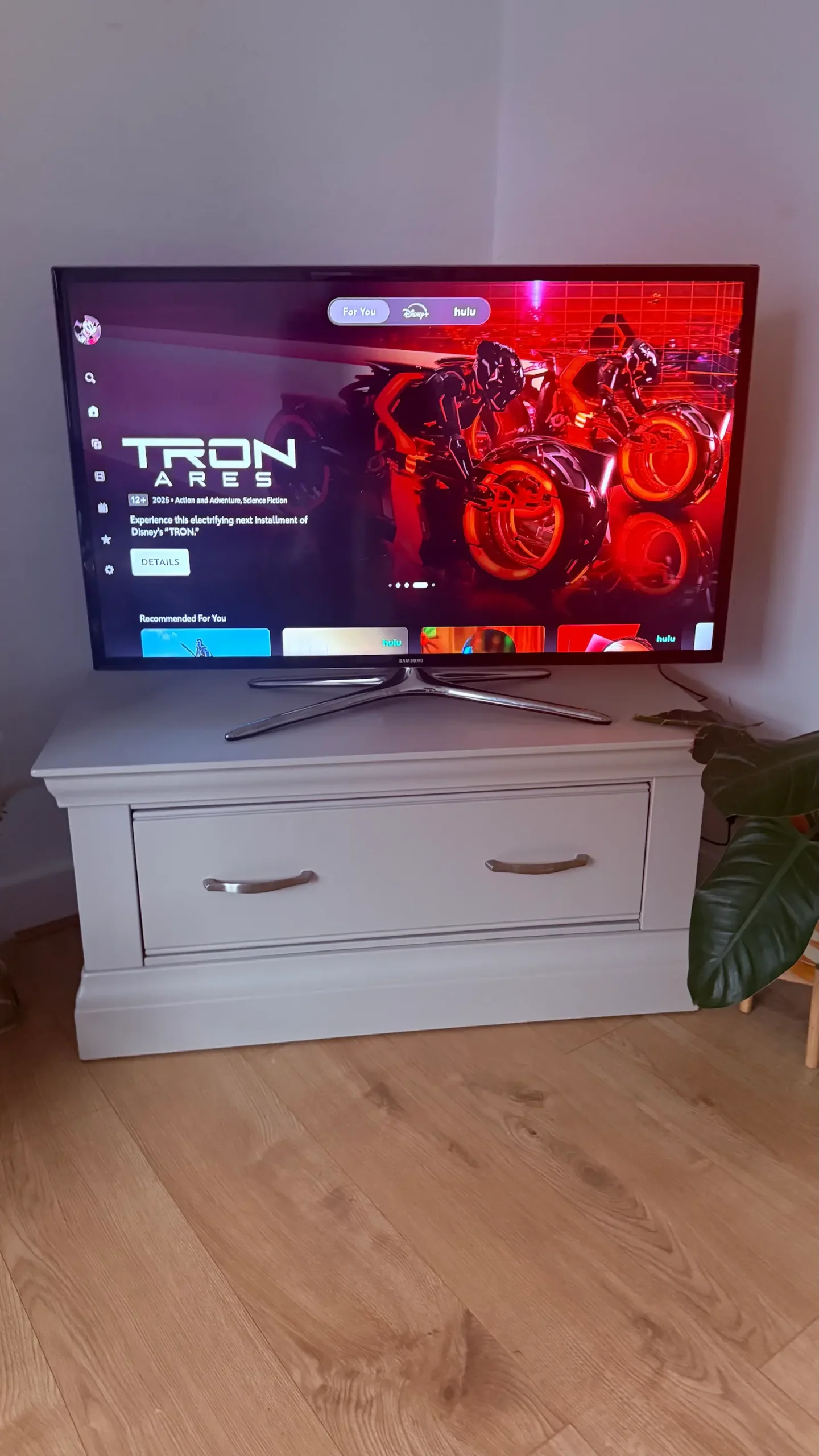 Disney+ homepage in February 2026 (photo we took)