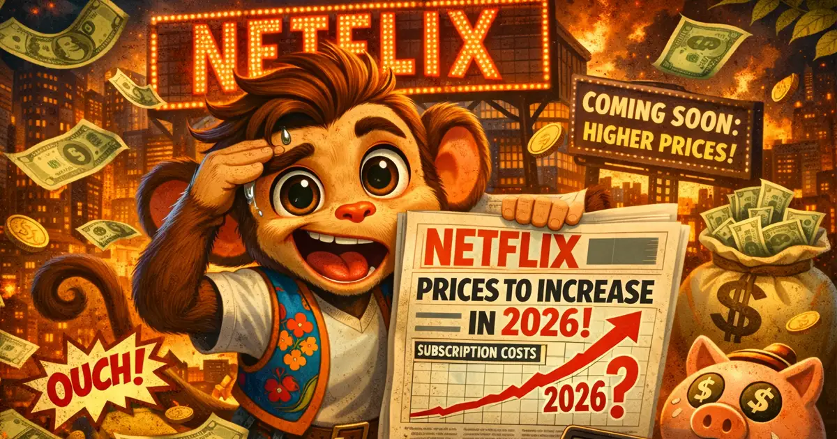 Graph showing upward trend of Netflix pricing into 2026